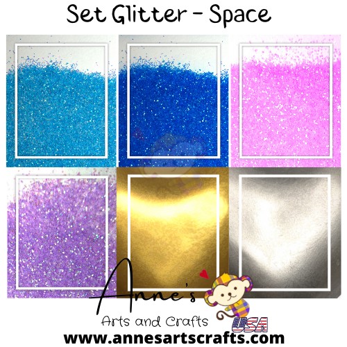 Glitter Set Space - Special Edition – Anne's Arts Crafts