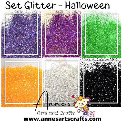 Glitter Set Halloween – Anne's Arts Crafts