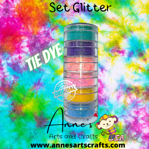 Glitter Set Tie Dye