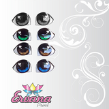 040e - 3D Stickers Resin  - Ojos, Olhos Resinados -  Ervana Collection