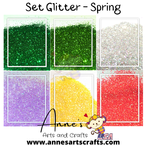 Glitter Set Spring – Anne's Arts Crafts