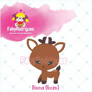 Cutter - Rena Fofinha - Reindeer Cutter  - Faby Rodrigues Collection