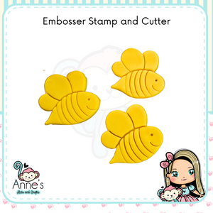 Embossed and Cutout Clay Cutter - Bee