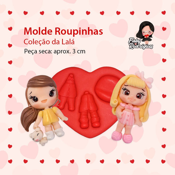 265- Silicone Mold Roupinhas - Little Clothes- Faby Rodrigues