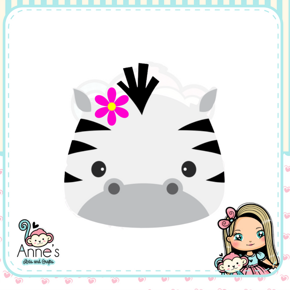 Embossed and Cutout Clay Cutter - Zebra