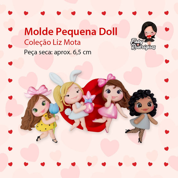 242 - Silicone Pequena Doll - Little Doll - Faby Rodrigues