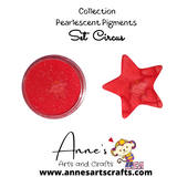 Set Circus -  Pearlescent Pigments Mineral Powders for Polymer Clay Art Jewelry and Mixed Media Color
