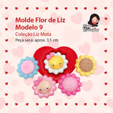 343 - Silicone Mold Flor de Liz Mod09 - Flower Mod09 - Faby Rodrigues