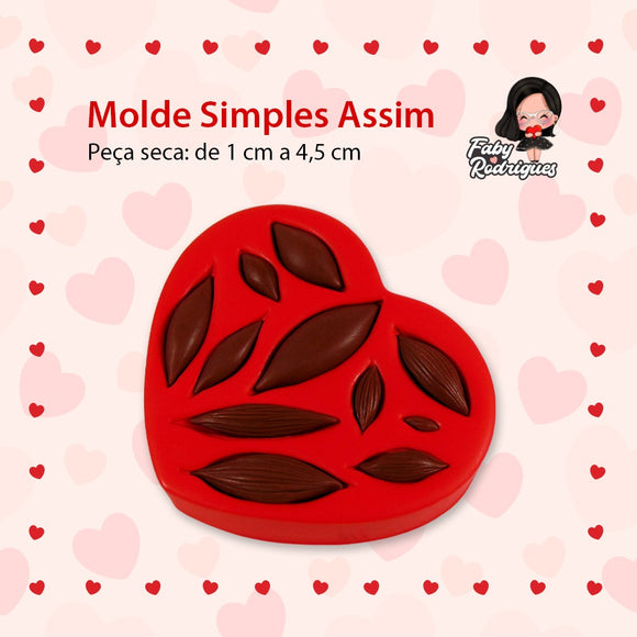 061 - Silicone Mold Simples Assim - That Simple - Faby Rodrigues