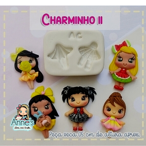 Silicone Mold Charminho II  - Charmin II  - Artes da Cris Collection