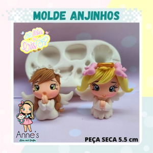 Silicone Mold Anjinhos -   Angel  - Artes da Cris Collection