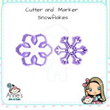 Embossed and Cutout Christmas Clay Cutter - Snowflakes