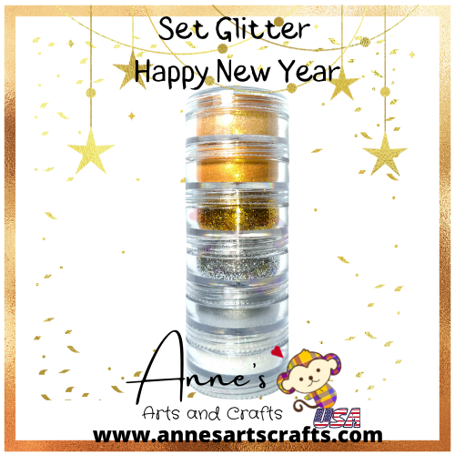 Glitter Set Happy New Year - Special Edition