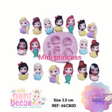 Silicone Mold - Mini Princess - Collection Dani Décor