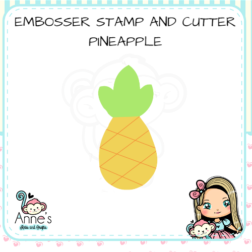 Embosser Stamp and Cutter  - Pineapple