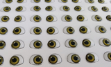 Eyes 3D Stickers - Ojos, Olhos Resinados - MD410M