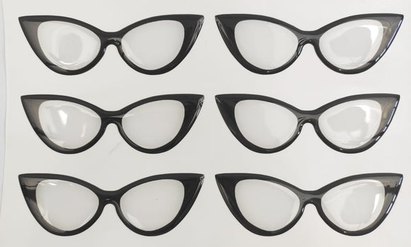 Eyeglasses 3D Stickers - Cat-Eye - 526
