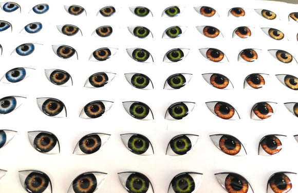 Eyes 3D Stickers - Ojos, Olhos Resinados - 427-P