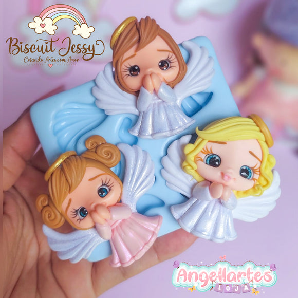 Silicone Molds Anjinha - Little Angel - Collection  Angellartes