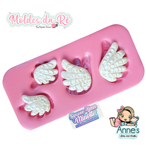 Silicone Mold - Wings by Simone - Moldes da Rê Collection
