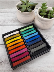 Dry Pastel Chalk 18 Colors ( Basic Colors)
