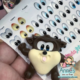 Looney - 3D Stickers Resin  - Eyes, Ojos, Olhos Resinados