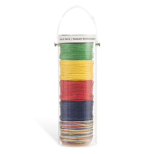 Bamboo Cord: Rainbow, 1 Millimeter X 21.8 Yards, 5 Pieces