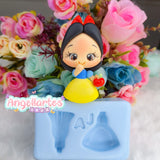 Silicone Mold Princesas 1  - Princess 1 - Collection  Angellartes