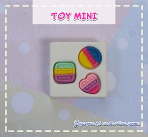 Silicone Mold Toy Mini - Mini Toy  Collection  Artes da Cris